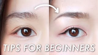 Eyebrow Shaping at Home  Easy Beginner Tutorial [upl. by Himelman859]