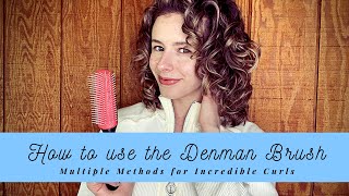 How To Use the DENMAN BRUSH Multiple Methods for Maximum Definition and Incredible Curls [upl. by Eleon]