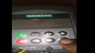 Siemens Micromaster 420 Quick Commissioning [upl. by Celestina]