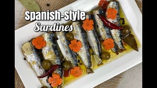 HOMEMADE SPANISH STYLE SARDINES [upl. by Romalda]