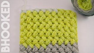 How to Crochet the Zig Zag Puff Stitch [upl. by Kcirred]