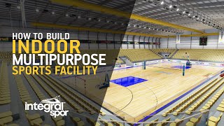 How to build indoor multipurpose sports facility 2000 attendance capacity [upl. by Ernesto523]