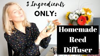 Homemade Reed Diffuser  3 Ingredients Only [upl. by Shaefer849]