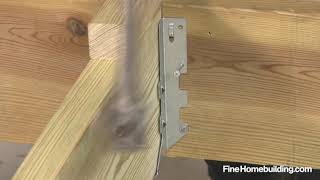 How to Install a Joist Hanger [upl. by Winograd121]