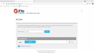 How to fill in UFile tax software  Dalhousie International Centre [upl. by Catina]