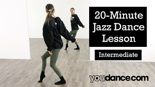 Jazz Dance Tutorial Intermediate  Levitating  YouDancecom [upl. by Newcomb550]