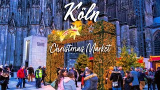 Cologne Christmas Market 2024 🎄 4K HDR [upl. by Yriek260]