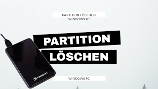 Erstellte Partition löschen Windows 10 [upl. by Anilahs]