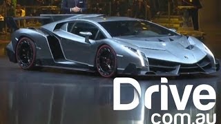 Lamborghini Veneno 45 million supercar  Performance  Drivecomau [upl. by Cul109]