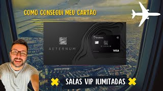 Como consegui o cartão VISA Aeternum do Bradesco [upl. by Assiroc708]