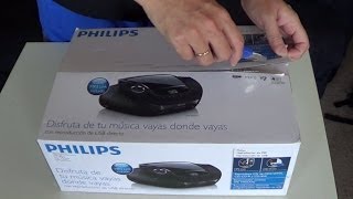 Philips CD Soundmachine AZ1837 Unboxing [upl. by Koa66]