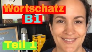 🇩🇪 Wortschatz B1  Teil 1  Alle Wörter die du brauchst [upl. by Amsirak880]