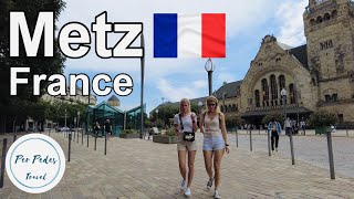 Metz France Culture and Heritage Walking Tour with Subtitles Long walk [upl. by Latsyrd990]