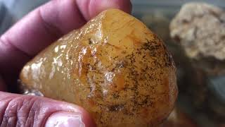 Cleaning Agates amp Chalcedony Citric Acid VS Creek Scum [upl. by Fakieh54]