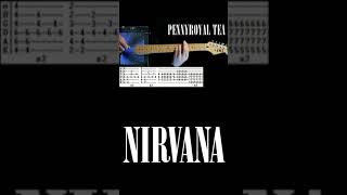 Nirvana Pennyroyal Tea Guitar Tab Cover [upl. by Aratehs]