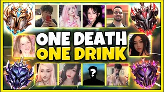 1 DEATH  1 DRINK DRUNK LEAGUE EGIRL SQUAD 5V5 CHALLENGE ABSOLUTE INSANITY  League of Legends [upl. by Askari925]