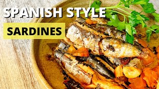 SPANISH STYLE SARDINES RECIPE [upl. by Aynik]