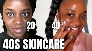 Black Skincare Over 40 EVERYTHING You Need Beginner thru Advanced [upl. by Alicsirp]