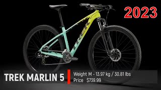 Trek Marlin 5 Hardtail Mountain Bike 2023 [upl. by Reginald921]