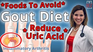 Best Gout Diet What Causes Uric Acid amp How to Reduce Uric Acid  Dr Boz [upl. by Lehteb361]