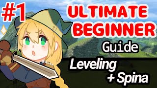 Toram Online ULTIMATE BEGINNER GUIDE  LEVELING  SPINA FROM ZERO 2020 VERSION [upl. by Elyrehc]