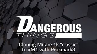 Cloning Mifare 1k quotclassicquot chips to an xM1 with the Proxmark3 [upl. by Tennies60]