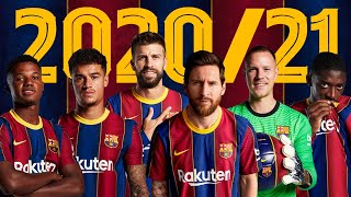 🔥 This is the 202021 OFFICIAL BARÇA SQUAD 🔥 [upl. by Anawek583]