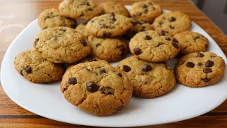 La mejor receta de GALLETAS con CHISPAS de chocolate [upl. by Moina425]