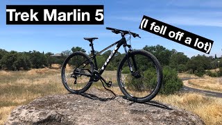 Trek Marlin 5 vs EasyIntermediate Trail Howd it do [upl. by Nauqe285]