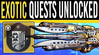 Destiny 2 ALL FINAL SHAPE EXOTIC QUESTS  Everything You Need to Get Them NOW Post Campaign [upl. by Jimmy]