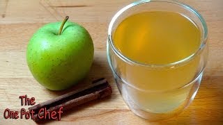 Quick Tips Apple Tisane Caffeine Free Herbal Tea  One Pot Chef [upl. by Combs]