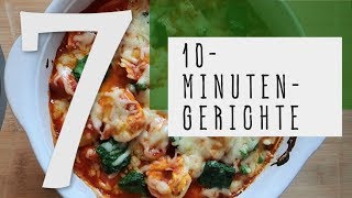 7 Rezeptideen für stressige Tage  Vegetarisch amp Kindgerecht [upl. by Atiugal528]