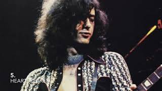 Top 10 Jimmy Page Guitar Solos [upl. by Araf36]