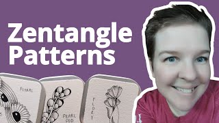 9 Easy Zentangle Patterns for Beginners  Organic amp Botanical [upl. by Assirec290]