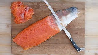 How To Cold Smoke Salmon  Delicious Salmon Bagel [upl. by Corissa537]