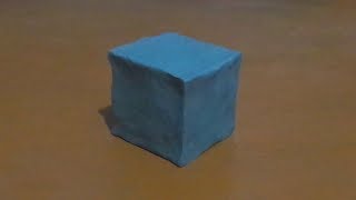 Como hacer un Cubo en plastilina  Tutorial fácil [upl. by Pouncey414]