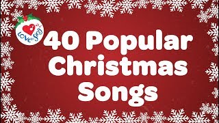 Top 40 Popular Christmas Songs and Carols Playlist  Over 90 Minutes 🎅 [upl. by Iinde]