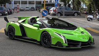 80 Million Lamborghini Veneno Roadster in Switzerland  START UP amp BRUTAL SOUNDS [upl. by Shirk550]