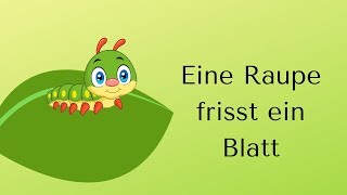 quotEINE RAUPE frisst ein Blattquot  u3  aus quotKrippenlieder 1quot [upl. by Jori]