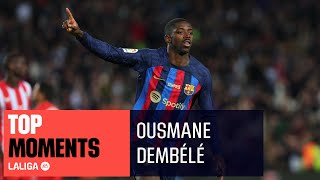 TOP MOMENTS Ousmane Dembélé [upl. by Eniawtna]