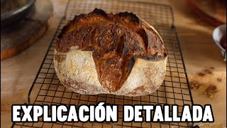 ¿CÓMO HACER UN PAN DE MASA MADRE PASO A PASO [upl. by Mickelson]