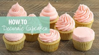 How to Frost Cupcakes [upl. by Enelrae]