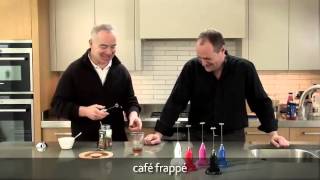 How to make a frappé coffee using an aerolatte milk frother [upl. by Eeluj]