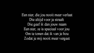 Stan Van Samang  Een ster  cover  LYRICS [upl. by Haneekas872]