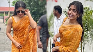 Rashmika Mandanna attends assistant’s wedding  TFPC [upl. by Jessy]