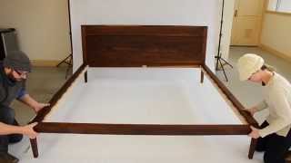 Platform Bed No1  Assembly Instructions [upl. by Nahgeem]