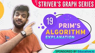 Prims Algorithm  Minimum Spanning Tree [upl. by Nerak]