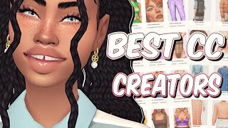 The Sims 4  MY FAVOURITE CC CREATORS ✨   Links [upl. by Dnivra]