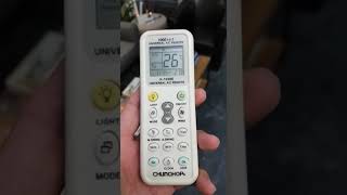 How to reset your universal aircond remote [upl. by Yle]