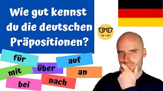 Verben  Präpositionen  A2 B1 B2  Learn German  Deutsch lernen [upl. by Avner]